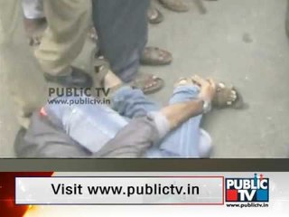 Young Boy's leg run over by Marigowda's car soon after coming out of jail