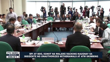 Video herunterladen: BPI at BDO, iginiit na walang hacking kaugnay sa insidente ng unauthorized withdrawals at ATM Skimming