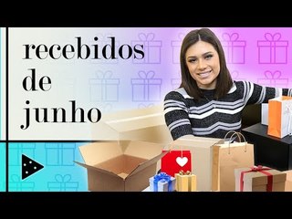 MEUS PRESENTINHOS RECEBIDOS DE JUNHO! 
