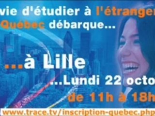 Journée Etudier au Québec à Lille le 22 octobre