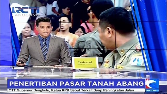 Razia PKL di Trotoar Tanah Abang
