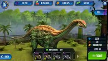 Juego híbrido jurásico nivel el Mundo Ankylodocus 40 dino