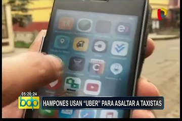 Delincuentes usan aplicación "Uber" para asaltar a taxistas