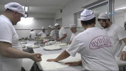 Baklavacıların Bayram Mesaisi