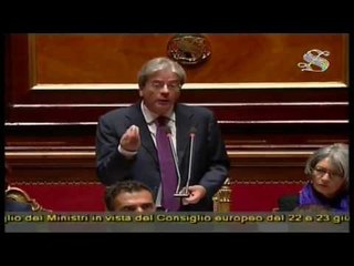 Roma - Le comunicazioni del Presidente Gentiloni al Senato (21.06.17)