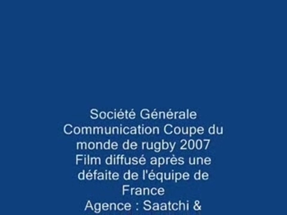 Publicité Société Générale (Saatchi)