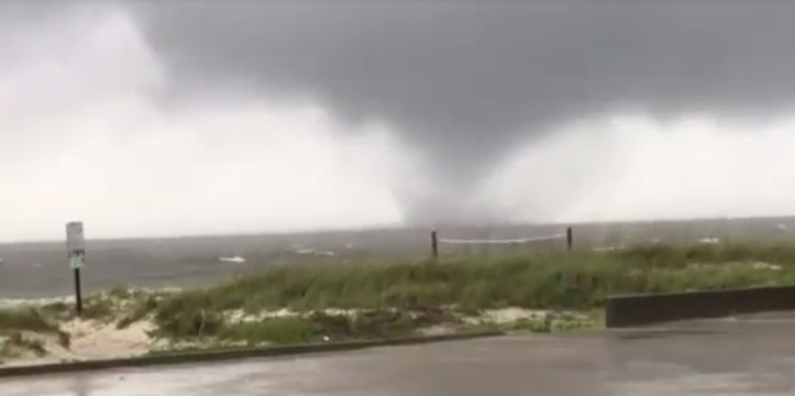 Waterspout Spotted Off Mississippi Coast Ahead of Tropical Storm