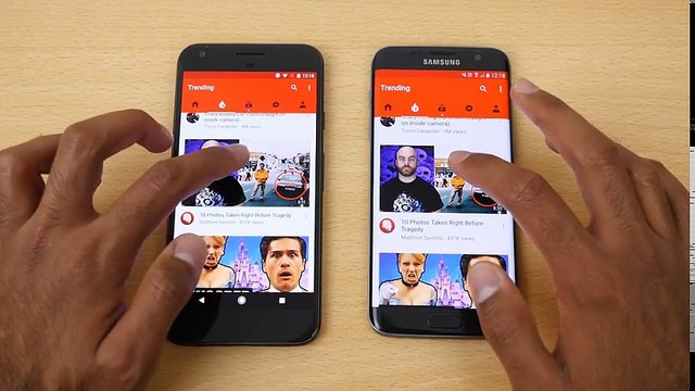 Google Pixel XL vs Samsung Galaxy S7 Edge - SPEED Test