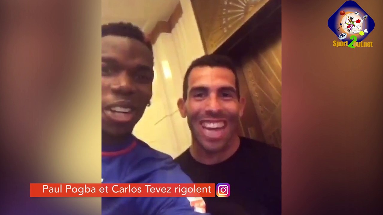 #HASHTAG - BELLE RIGOLADE ENTRE POGBA ET TEVEZ