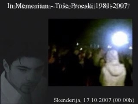 Tose Proeski - Posljednji ispracaj Sarajevo (Part 2)
