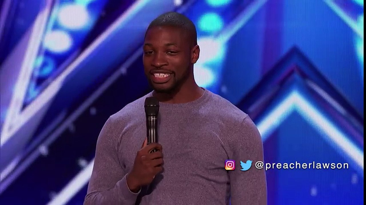 Comedian Preacher Lawson is Pumped After His AGT Audition - America's Got Talent 2017