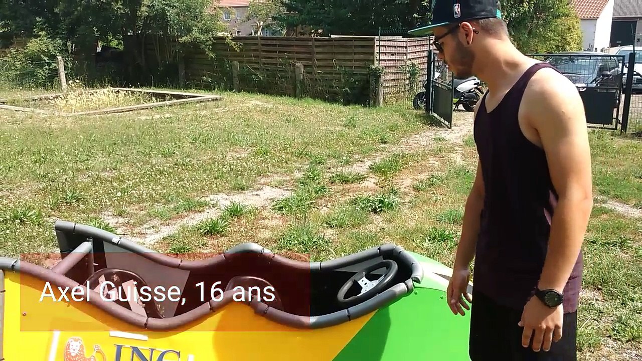 Amay: les jeunes nous présentent la caisse à savon qu'ils ont fabriquée