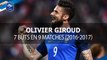 Olivier Giroud, 7 buts en 9 matches