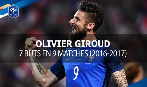 Olivier Giroud, 7 buts en 9 matches