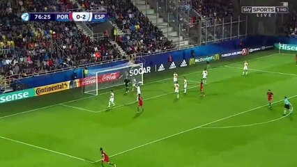 1-2 Bruma Amazing Goal HD - Portugal U21 vs Spain U21 20.06.2017 - Euro U21 HD