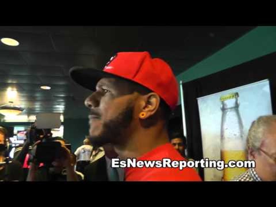 Anthony Dirrell and Sakio Bika Going at it - we can go right now! Almost Brawl