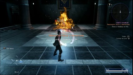 Final Fantasy XV, Gameplay Historia 1, Tutorial y Empezamos la aventura empujando el coche