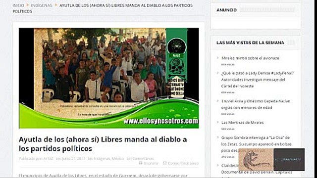 Ayutla de los Libre desde avanza en alcanzar la autonomía en Ellos y Nosotros