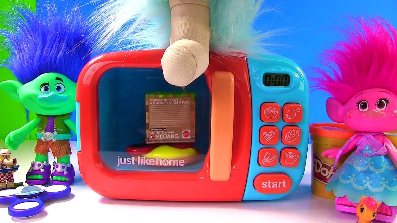 Trolls Movie Fidget Spinners Magical Microwave Play Doh | Fizzy Toy Show
