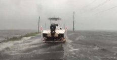Roads Flooded in Grand Isle as Tropical Storm Cindy Approaches