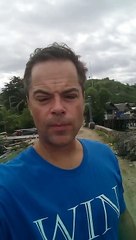 Just arrived at the beach of Bais City in the Philippines