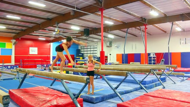INTENSE GYMNASTICS CHALLENGE! (ft. Rebecca Zamolo)