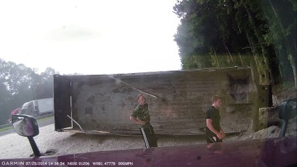 Trucker Falls Asleep and Hits Another Truck