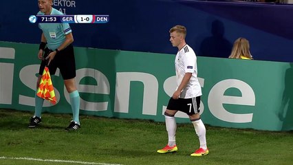 Goal! Marc-Oliver Kempf U21 Germany vs. U21 Denmark 2-0