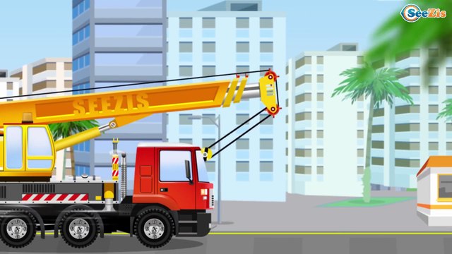 Car Cartoon w The Cement Mixer Truck in the City | Bip Bip Cars 2D Animation Kids Video Compilation