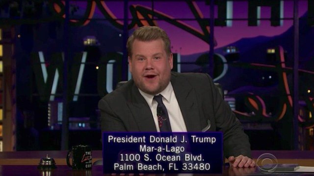 James Corden Sends Trump 'Philadelphia' Letters | THR News
