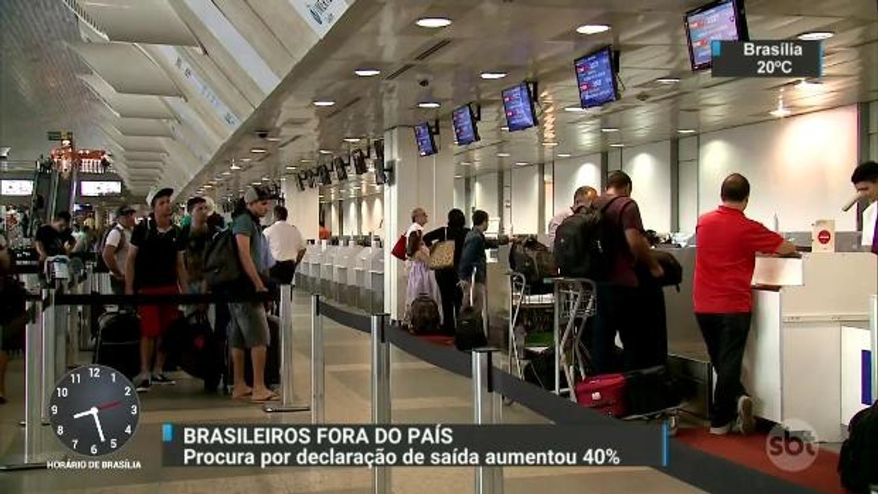 Mais brasileiros estão em busca de um futuro fora do país