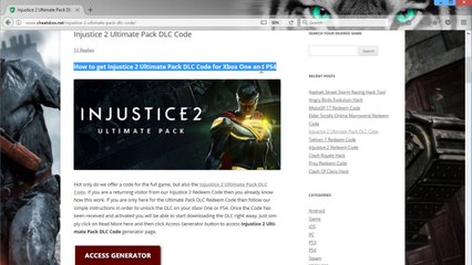 How to Get Injustice 2 Ultimate Pack DLC Code
