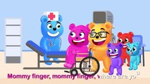 Mega Gummy Bear INSECTs Gross Attack Baby Bear Crying! Finger Family Nursery Rhymes for Ki