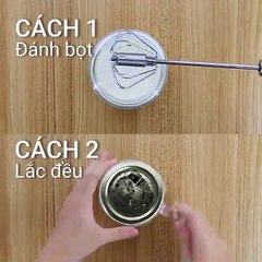 Bếp Gia Đình -  CÁCH LÀM BỌT SỮA -MILKFOAM- NGAY TẠI NHÀ , NGON...