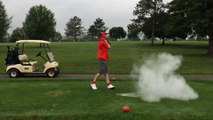 Exploding Golf Ball Prank