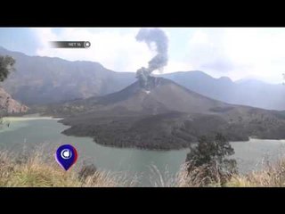 Rekaman Letusan Gunung Barujari yang Keempat - NET16