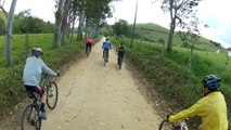 Vamos pedalar, vamos viver, vamos respirar saúde, vamos pedalar, trilhas do Morro Alto, Taubaté, SP, Brasil, com os  amigos, com os bikers, junho, 2017, 4k, 2,7k, ultra hd, full hd, hd.