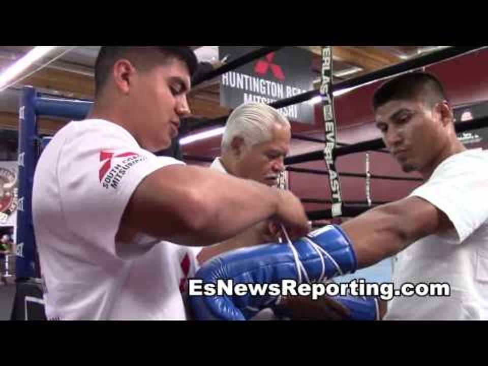 marcos maidana vs floyd mayweather 2 chino on sparring mikey garcia EsNews