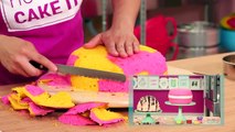 How To Make A Giant YoYo out of CAKE | RETRO Marbled Vanilla Cakes | Yolanda Gampp | How T