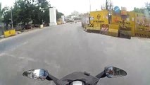 NECKLACE Road Hyderabad Largest Flag. Speed Runs on ktm rc 390