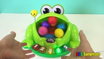 Learn COLORS & Counting Numbers Preschool Toys for Kids Pop Giggle Pond Pal Frog ABC Surpr