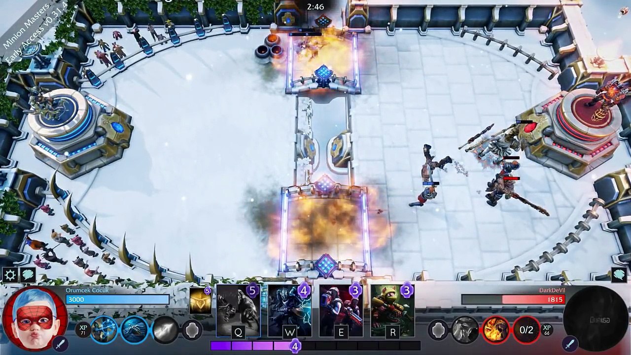 Örümcek Çocuk Clash Royale Benzeri Oyun Oynuyor Örümcek Çocuğun Oyun Maceraları Çizgi Film