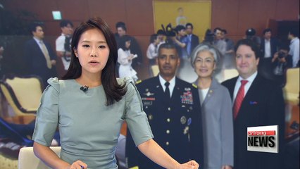 South Korea's new FM meets with interim U.S. ambassador ahead of summit