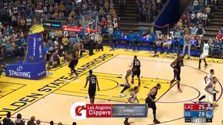 NBA 2K17 Stephen Curry,Kevin Durant & Klay Thompson Highlights vs