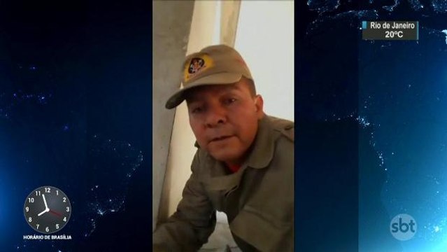 Bombeiro grava vídeo durante tiroteio em escola no Rio de Janeiro