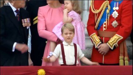 The Royal Family attend the annual Trooping the Colour Ceremony