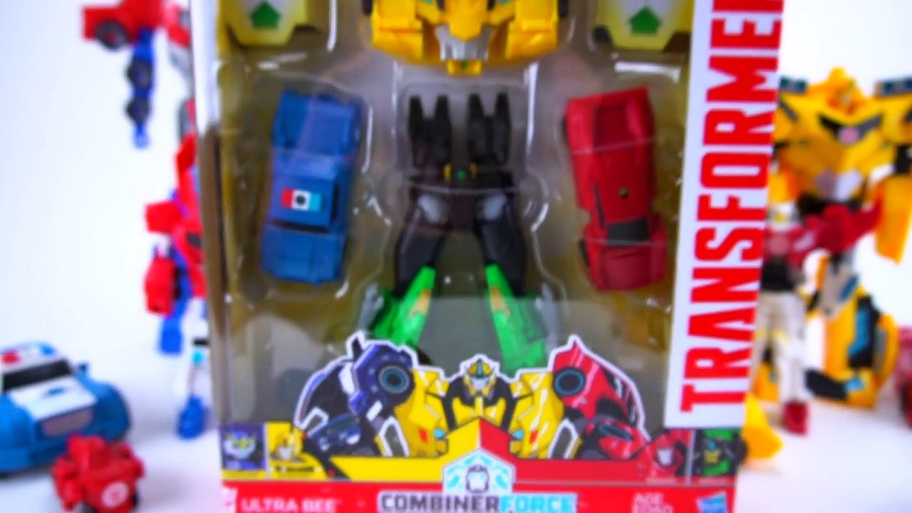 TRANSFORMERS COMBINER FORCE ULTRA BEE ROBOTS IN DISGUISE BUMBLEBEE GRIMLOCK STRONGARM SIDE