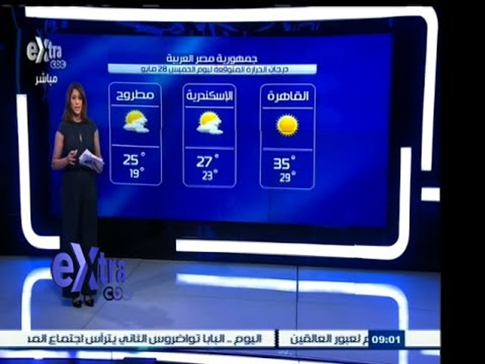 #غرفة _الأخبار | درجات الحرارة المتوقعة  ليوم ا...