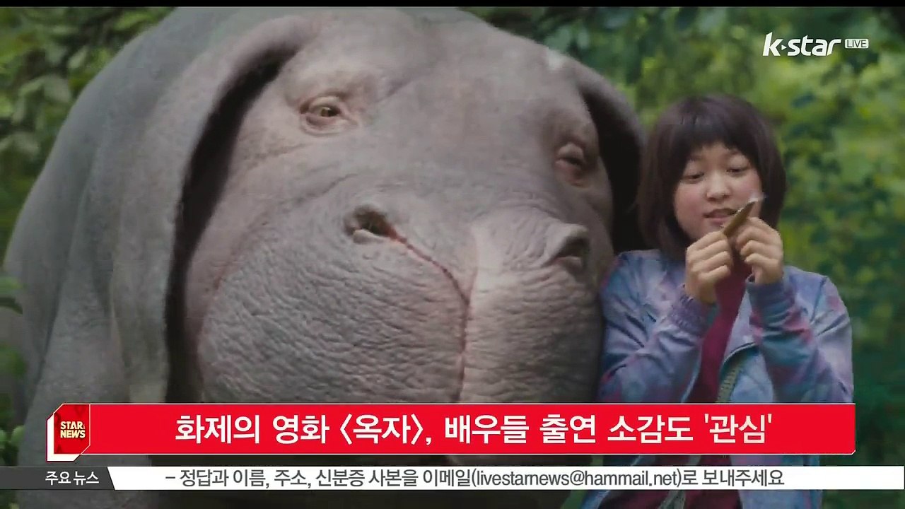 화제의 영화 [옥자], 배우들 출연 소감도 '관심'