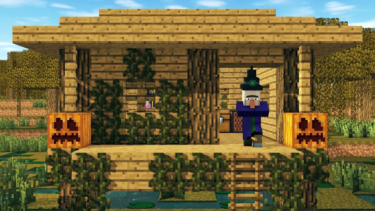 Villager & Witch Life 4 Minecraft Animation